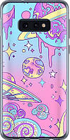Чехол на Samsung Galaxy S10e Розовая галактика "4146u-1646-9409"
