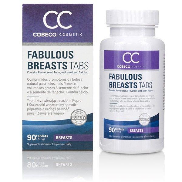 Препарат для підтягування та зміцнення грудей CC Fabulous Breasts Tabs, 90 шт. Кітті