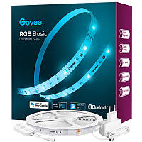 Govee Лента светодиодная умная H6154 RGB Smart Wi-Fi + Bluetooth LED Strip Lights 15м Белый Baumar - Порадуй