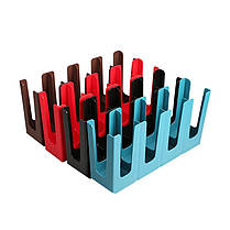 Диспенсер для склянок з підставкою 45х24х12 см Органайзер барний Органайзер для склянок та кришок, фото 4