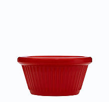 Соусник маленький з меламіну червоний круглий 50 мл 74×36 мм Соусники пластикові Соусник для соєвого соусу, фото 5