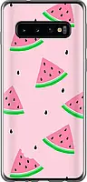 Чехол на Samsung Galaxy S10 Розовый арбуз "4314u-1640-9409"