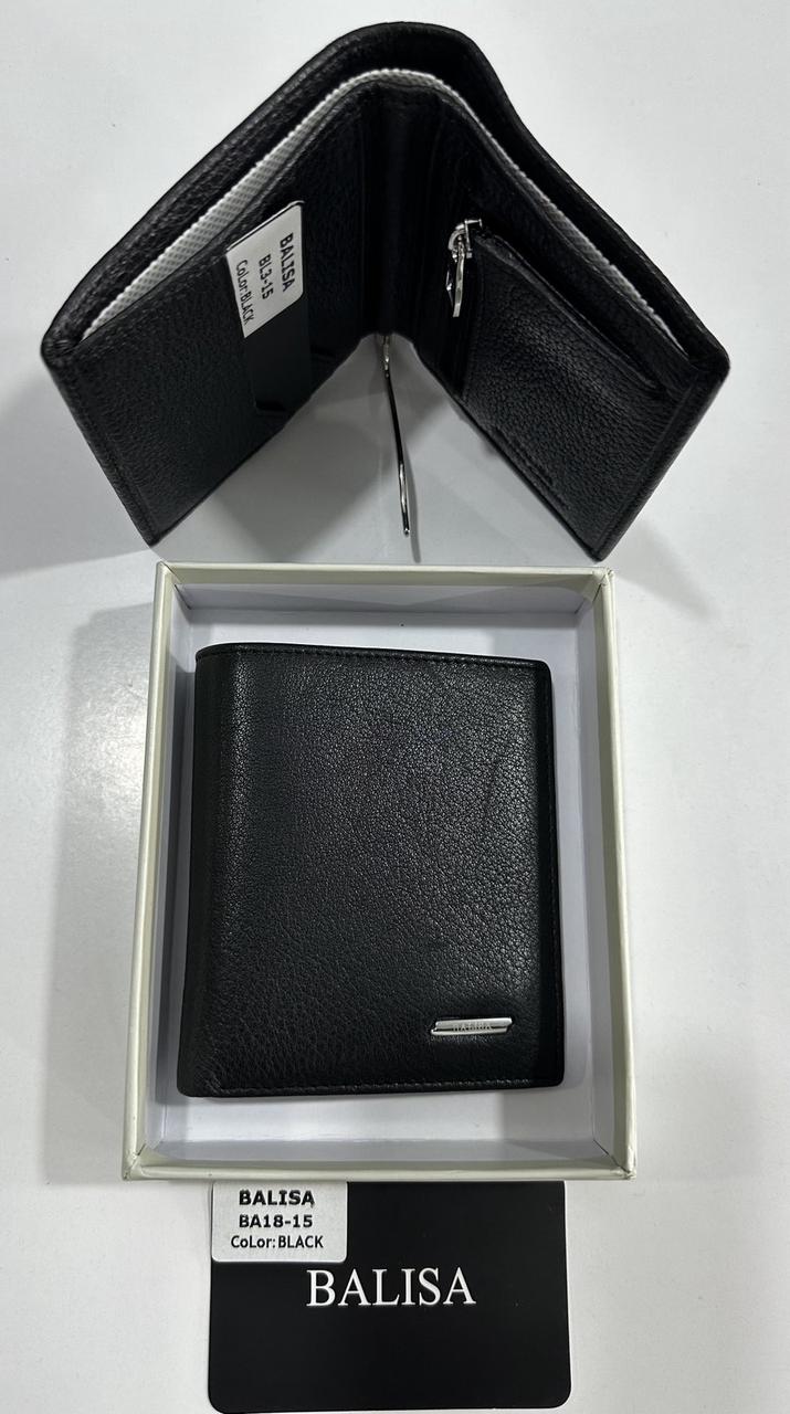 Чоловіче шкіряне портмоне Balisa 18-1 Всередині зажим для купюр
