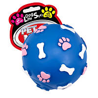 Игрушка для собак Мяч с гравировкой Pet Nova 9 см