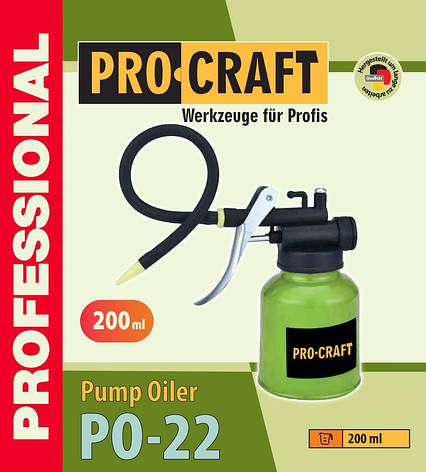 Пневматичний насос для олії Procraft PO 22 UNIVERSAL, фото 1
