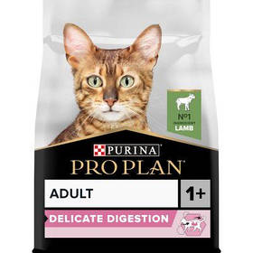 Pro Plan Cat Adult Delicate Lamb сухий корм для котів з чутливим травленням (1,5 кг)
