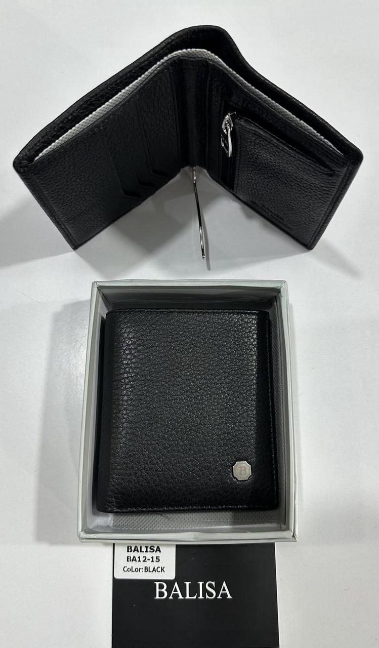 Чоловіче шкіряне портмоне Balisa 12-15 Всередині зажим для купюр