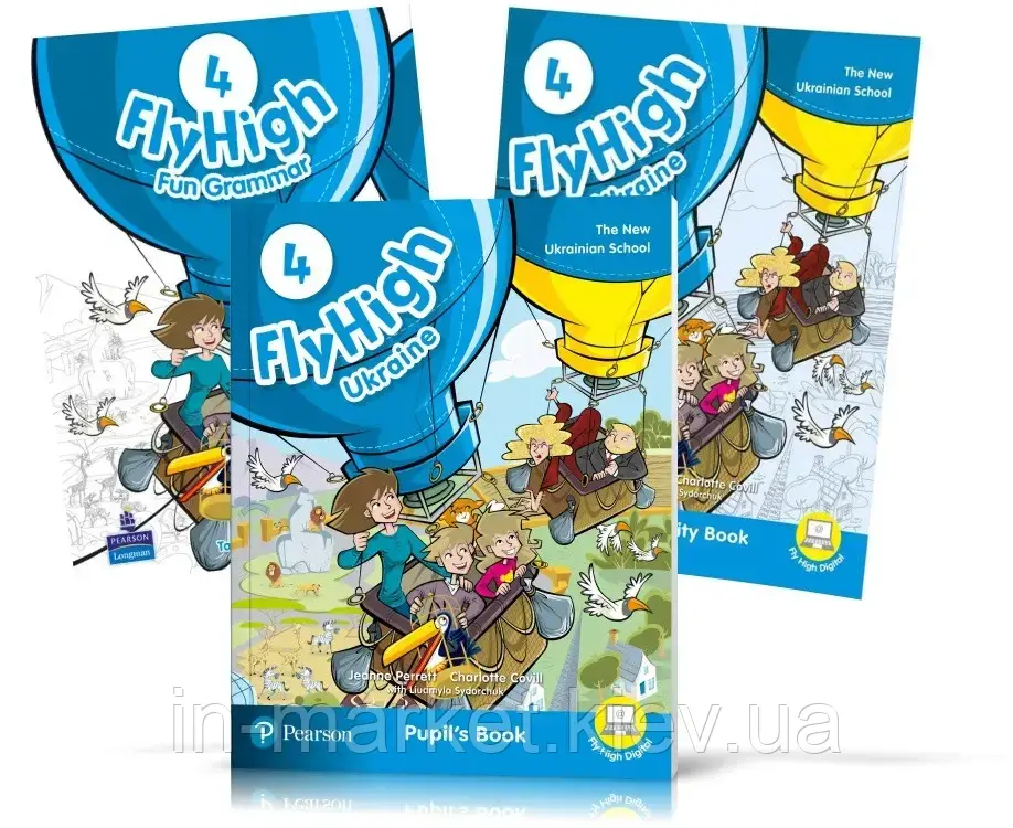 Fly High 4, Pupil's book + Activity Book + FUN GRAMMAR