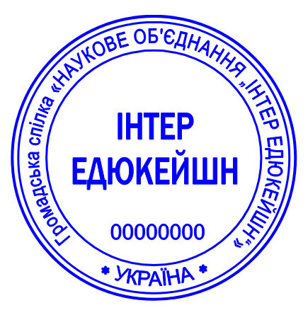 Кліше печатки ТОВ, 40 мм  без оснастки