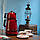 Електричний подвійний чайник турецький чайданлик Korkmaz A332 Demix 1,7 л хром червоний 2000 Вт, фото 2