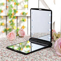 Карманное зеркало подсветкой Make-Up Mirror 8 LED