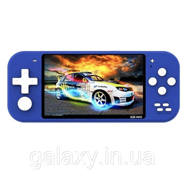 Ігрова консоль X20 Mini портативна приставка 1300 мА·год 4.3" BLUE