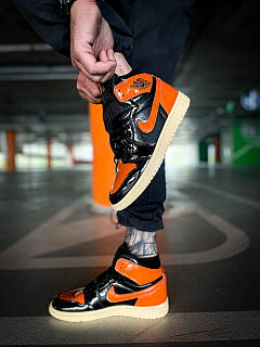 Nike Air Jordan 1 Retro High OG Black Orange shark ID 1924368030 2410 Prom.ua