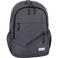 Рюкзак мужской с ортопедической спинкой и карманом для ноутбука Bagland Cyclone 21 л серого цвета (0054269)