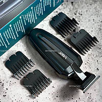 Триммер для стрижки волос, бороды, бритья и окантовки на аккумуляторе VGR V-952 насадки (1,5, 3, 6, 9 мм)