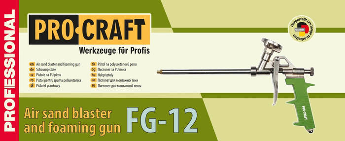 Купить Пневматический пистолет для монтажной пены Procraft FG12 ...
