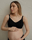 Бюстгальтер для вагітних та годування 810 чорний, фото 3