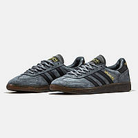 Мужские кроссовки Adidas Spezial Handball адидас спешл серые кожа замша