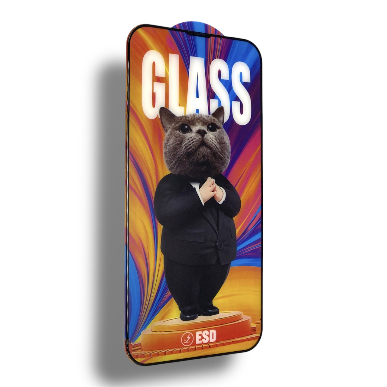 Захисне скло CDK Full Glue Cat ESD Anti-Dust для Apple iPhone 14 Plus (016170) (black)