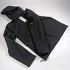 Тактична куртка осінь весна Софтшелл утеплена з капюшоном COMBAT Tactical фліс Чорна M, фото 5