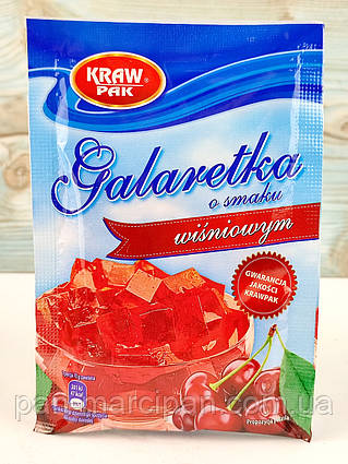 Желе вишня Kraf Pak Galaretka, 70 г (Польща)