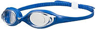Очки для плавания Arena SPIDER синий прозрачный, взрослые OSFM 000024-171