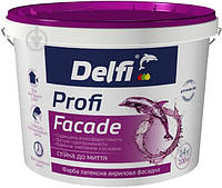 Фарба акрилова Delfi Profi Facade мат білий 4,2 кг