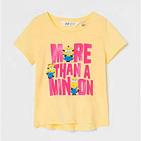 Детская футболка Minions H&M для девочки 8-10 лет - р.134-140 /43021/