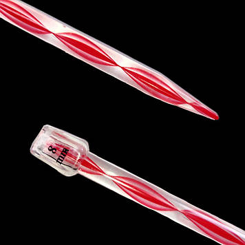 Прямі пластикові спиці 8 мм