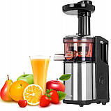 Соковитискач шнековий електрична сокодавка шнекова соковижималки для томатів віджимач яблук моркви зелені селдерею фруктів овочів, фото 6