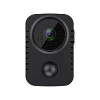 Мини видеокамера MD29 FullHD 1080P карта с датчиком движения, ночным виденьем на клипсе