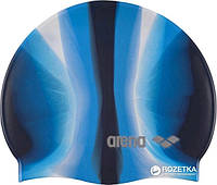 Шапка для плавания Arena POP ART голубой, темно-синий Уни OSFM 91659-024