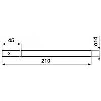 Палець шнека жатки 14х210 мм комбайна New Holland 80434909 80434909 manufacturer