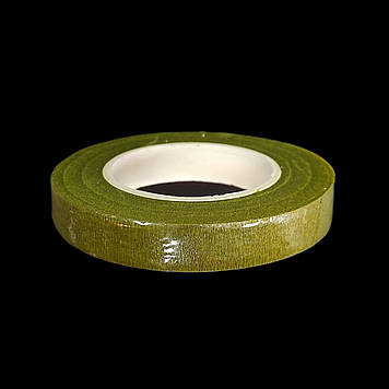 Флористична стрічка, 30 м, оливкова