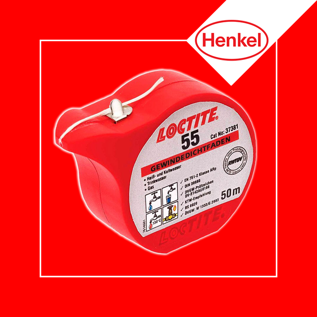 Loctite 55 нитка поліамідна для пакування 160м_Loctite 55 нитка поліамідна для пакування 50 м henkel