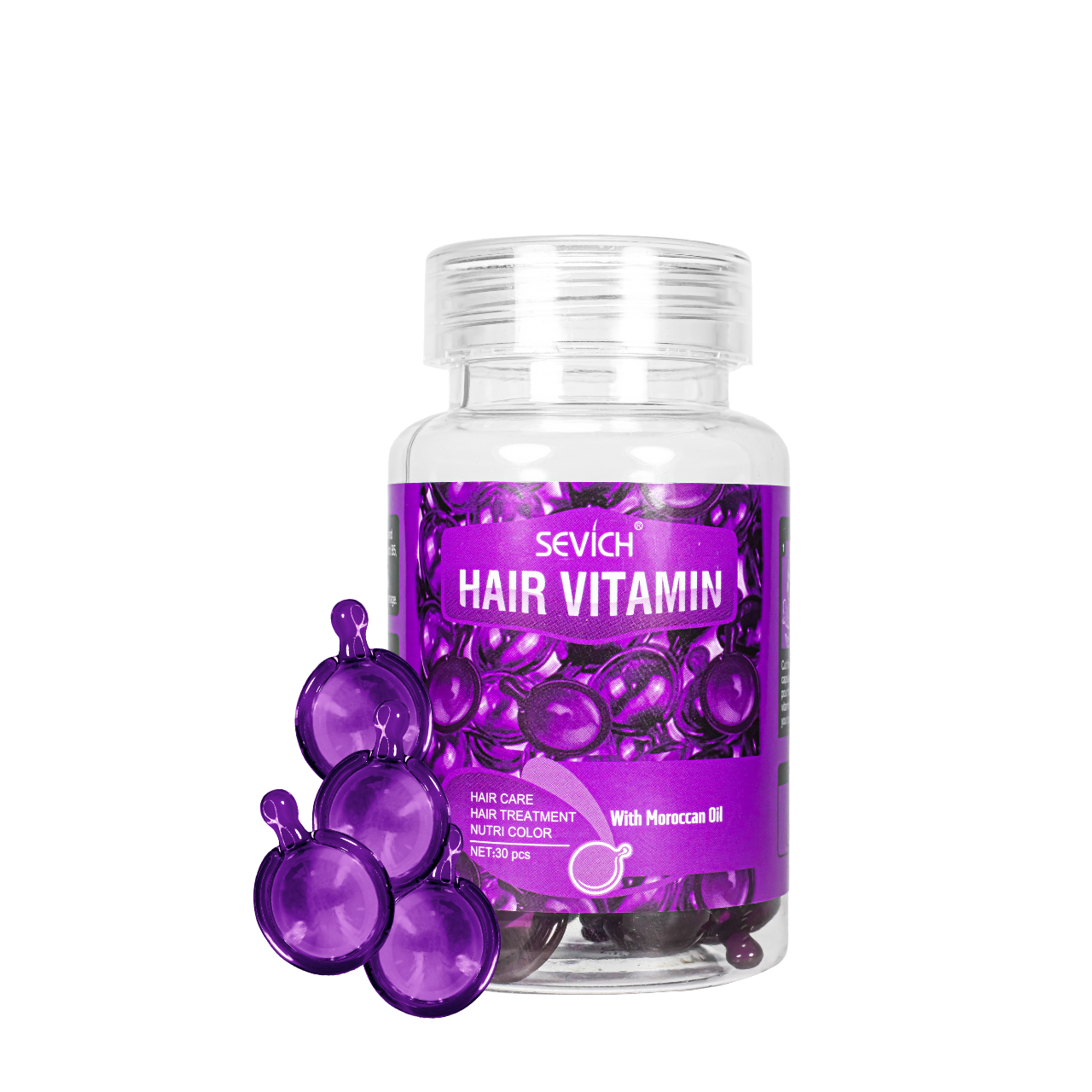 Вітаміни для пошкодженого та фарбованого волосся Sevich Hair Vitamin With Morocan Oil, 30 шт