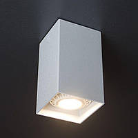 Точечный накладной светильник на 50Вт металл белый 9.5х6 см