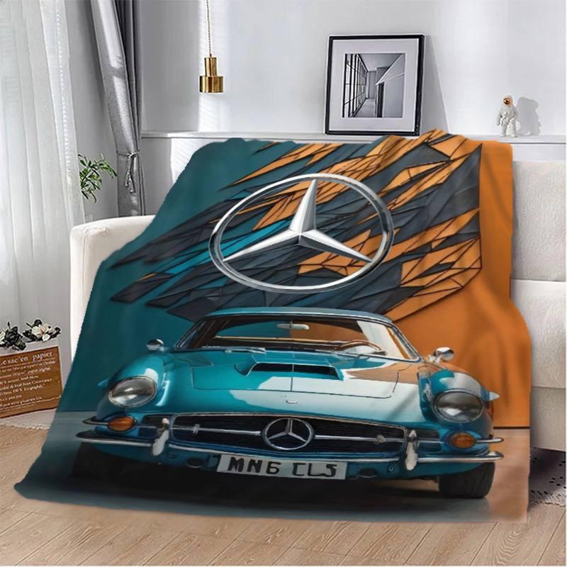 Плед 3D Mercedes-Benz 2678_A 12643 160х200 см