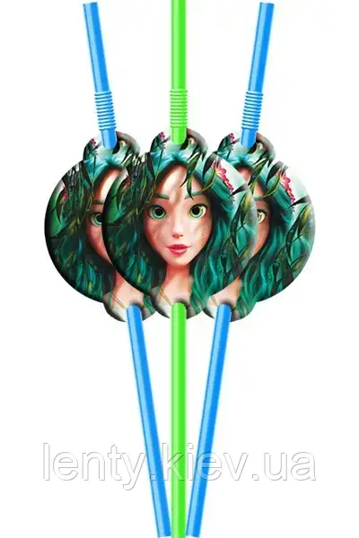 Трубочки "Мавкa. Лісова пісня" із гофрою (10 шт.) малотиражне видання