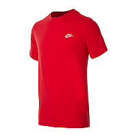 Мужская Футболка Nike M NSW CLUB TEE Вишневый 2XL (7dAR4997-657 2XL)