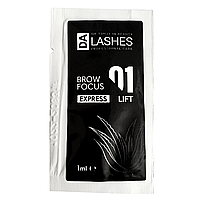 Dalashes Brow focus Express STEP 1 (LIFT) Розчин для ламінування брів в саше (1 ml)