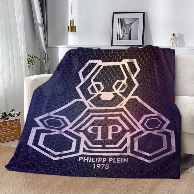 Плед 3D Philipp Plein Різнобарвний 1978 20222336_C 10717 80х100 см ТМ