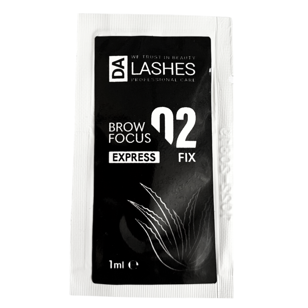 Dalashes Brow focus Express STEP 2 (FIX) Розчин для ламінування брів в саше (1 ml)