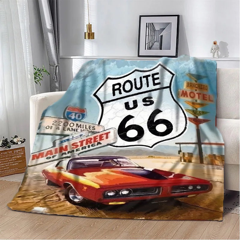Плед 3D Route US 66 20222340_C 10721 80х100 см ТМ, фото 1