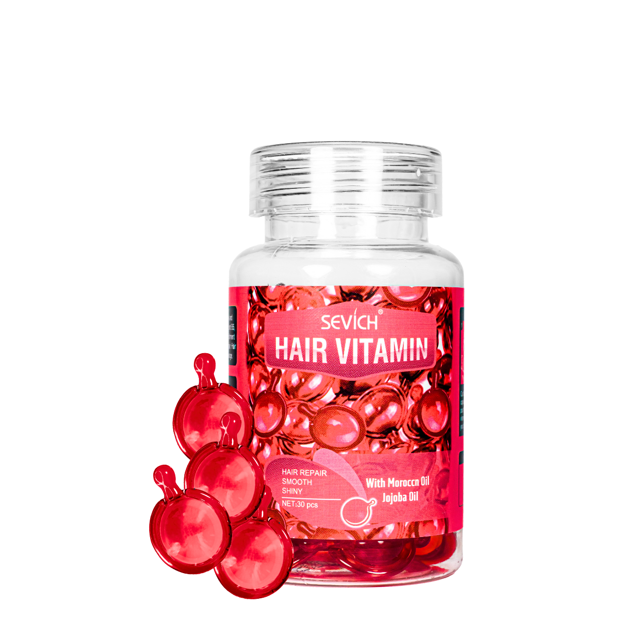 Вітаміни для волосся Бездоганний шовк Sevich Hair Vitamin With Morocan Oil & Jojoba, 30 шт