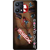 Силіконовий чохол бампер для Realme 9/9 Pro Plus з малюнком Роблокс Гра в кальмара
