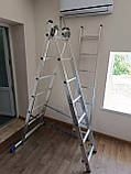 Драбина алюмінієва трисекційна 3х10 (5,6 м), фото 10