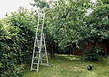 Драбина алюмінієва трисекційна 3х10 (5,6 м), фото 9