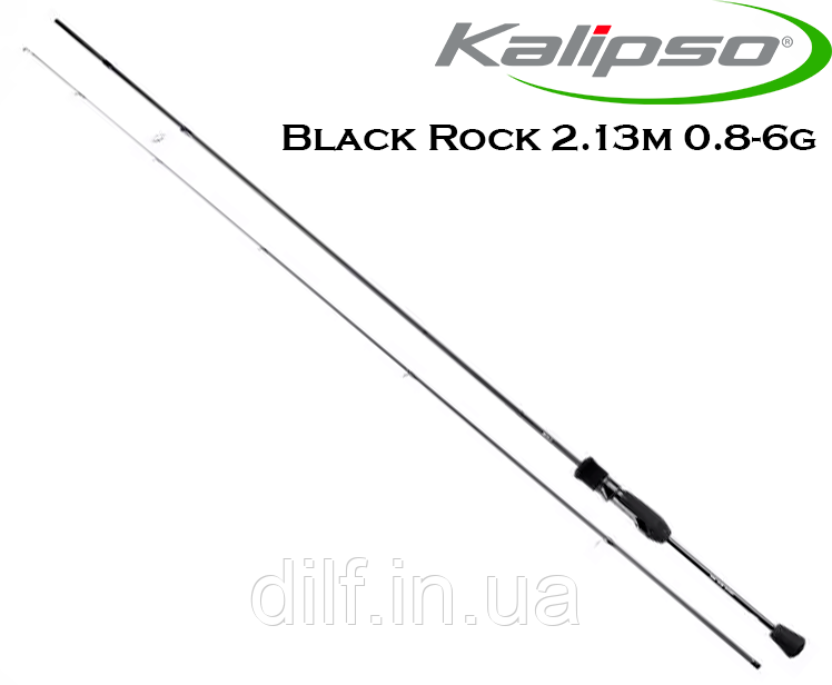 Вудилище спінінгове Kalipso Black Rock BRS-702UL-S 2.13m 0.8-6g