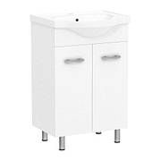 LOTUS-L тумба з умивальником підлогова 51*32,5*70см, (2 дверцят, в комплекті з умивальником RJ Lotus, арт